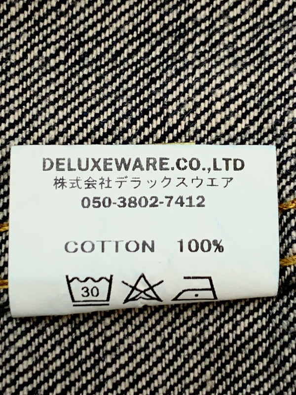 【中古品】【メンズ】 DELUXE WEAR デラックス ウエア 1949XJ VINTAGE FIRST JACKET ヴィンテージ ファースト ジャケット 1949XJ デニム ジャケット アウター 145-261028-hu-26-min サイズ：W40 カラー：インディゴ 万代Net店