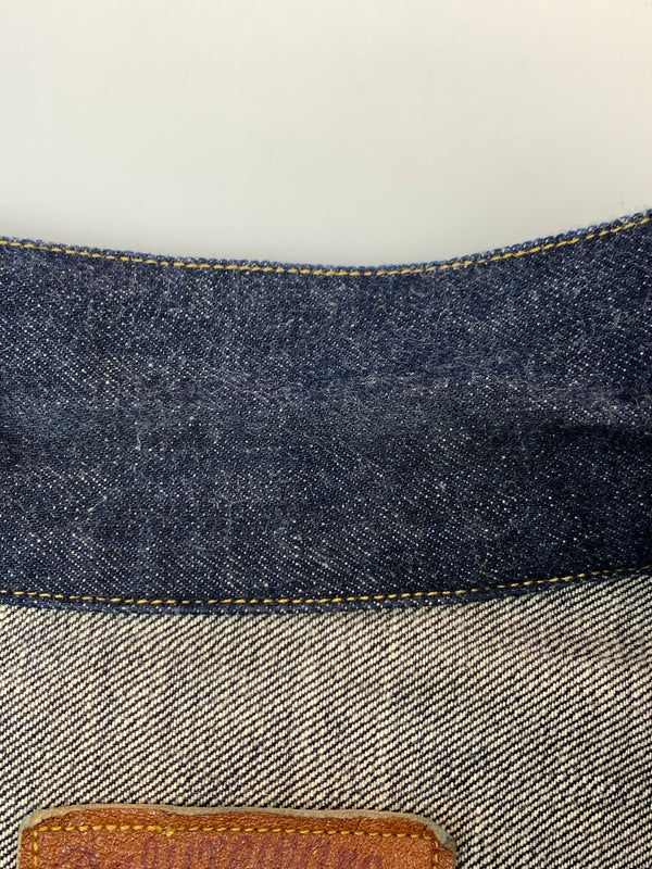 【中古品】【メンズ】 DELUXE WEAR デラックス ウエア 1949XJ VINTAGE FIRST JACKET ヴィンテージ ファースト ジャケット 1949XJ デニム ジャケット アウター 145-261028-hu-26-min サイズ：W40 カラー：インディゴ 万代Net店