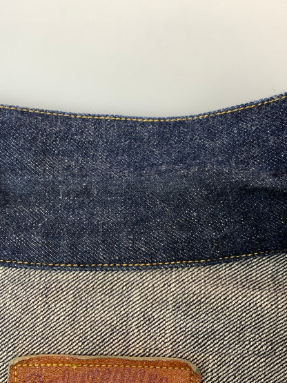 【中古品】【メンズ】 DELUXE WEAR デラックス ウエア 1949XJ VINTAGE FIRST JACKET ヴィンテージ ファースト ジャケット 1949XJ デニム ジャケット アウター 145-261028-hu-26-min サイズ：W40 カラー：インディゴ 万代Net店