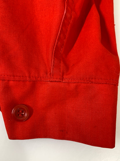 【中古品】【メンズ】 DAN RIVER ダン リバー 60S-70S CAR CLUB JACKET 60年代 70年代 カー クラブ ジャケット ジップアップ 146-261028-hu-10-min サイズ：S カラー：レッド 万代Net店
