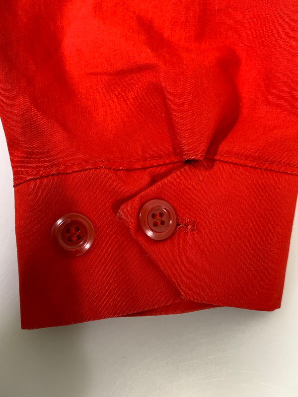 【中古品】【メンズ】 DAN RIVER ダン リバー 60S-70S CAR CLUB JACKET 60年代 70年代 カー クラブ ジャケット ジップアップ 146-261028-hu-10-min サイズ：S カラー：レッド 万代Net店