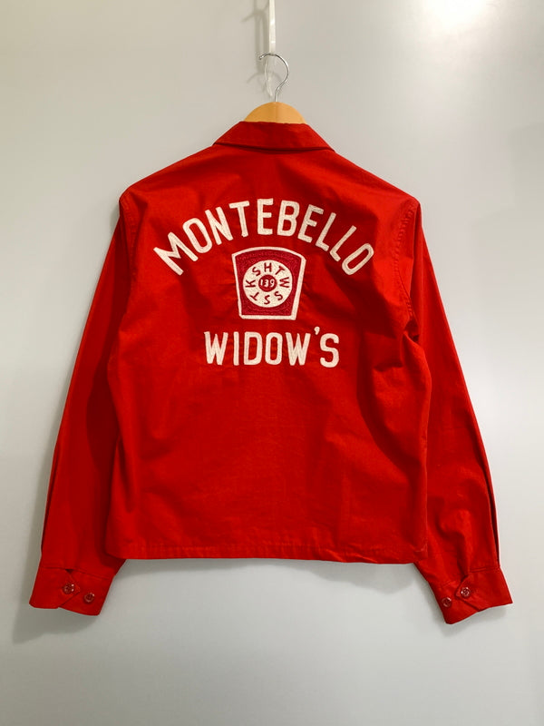 【中古品】【メンズ】 DAN RIVER ダン リバー 60S-70S CAR CLUB JACKET 60年代 70年代 カー クラブ ジャケット ジップアップ 146-261028-hu-10-min サイズ：S カラー：レッド 万代Net店