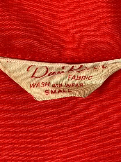 【中古品】【メンズ】 DAN RIVER ダン リバー 60S-70S CAR CLUB JACKET 60年代 70年代 カー クラブ ジャケット ジップアップ 146-261028-hu-10-min サイズ：S カラー：レッド 万代Net店