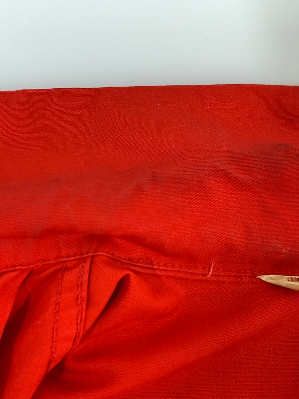【中古品】【メンズ】 DAN RIVER ダン リバー 60S-70S CAR CLUB JACKET 60年代 70年代 カー クラブ ジャケット ジップアップ 146-261028-hu-10-min サイズ：S カラー：レッド 万代Net店