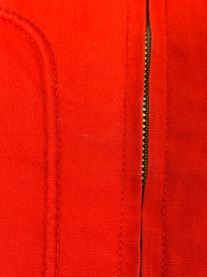 【中古品】【メンズ】 DAN RIVER ダン リバー 60S-70S CAR CLUB JACKET 60年代 70年代 カー クラブ ジャケット ジップアップ 146-261028-hu-10-min サイズ：S カラー：レッド 万代Net店