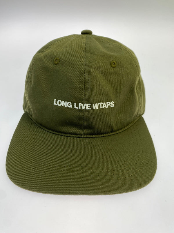 【中古品】【メンズ】 WTAPS ダブルタップス LONG LIVE WTAPS CAP キャップ 帽子 185-261030-em-11-min サイズ：00 カラー：オリーブ 万代Net店