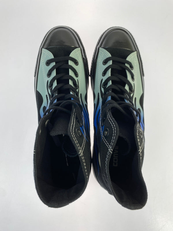 【中古品】【メンズ】 CONVERSE コンバース ALL STAR AGED IGNT HI 1SE936 オールスター エイジド ハイカット スニーカー メンズ シューズ 靴 162-261030-em-28-min サイズ：27.0cm カラー：ブラック/ブルーフレイム 万代Net店