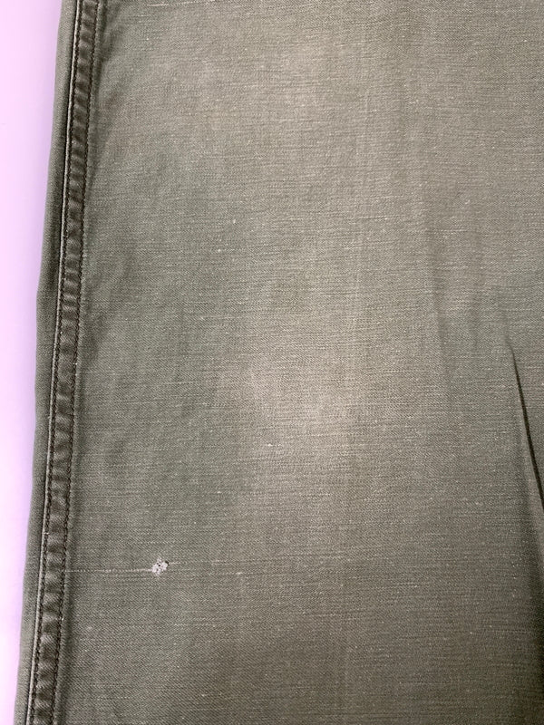 【現状渡し品】【メンズ】 US ARMY ユーエスアーミー 70S UTILITY PANTS 70年代 ユーティリティ パンツ OG-107 ボトムス ヴィンテージ 157-261028-hu-18-min サイズ：32×31 カラー：グリーン系 万代Net店