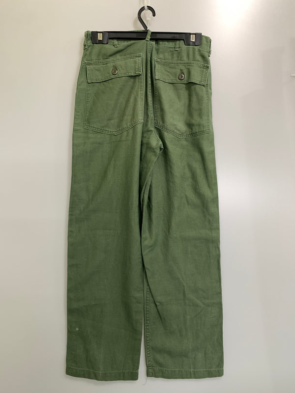 【現状渡し品】【メンズ】 US ARMY ユーエスアーミー 70S UTILITY PANTS 70年代 ユーティリティ パンツ OG-107 ボトムス ヴィンテージ 157-261028-hu-18-min サイズ：32×31 カラー：グリーン系 万代Net店