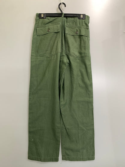 【現状渡し品】【メンズ】 US ARMY ユーエスアーミー 70S UTILITY PANTS 70年代 ユーティリティ パンツ OG-107 ボトムス ヴィンテージ 157-261028-hu-18-min サイズ：32×31 カラー：グリーン系 万代Net店