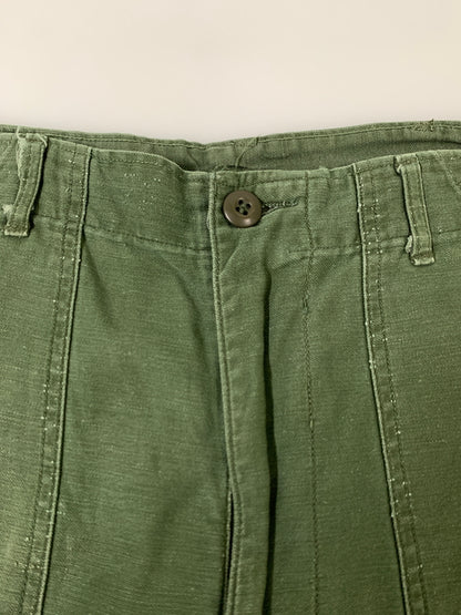 【現状渡し品】【メンズ】 US ARMY ユーエスアーミー 70S UTILITY PANTS 70年代 ユーティリティ パンツ OG-107 ボトムス ヴィンテージ 157-261028-hu-18-min サイズ：32×31 カラー：グリーン系 万代Net店