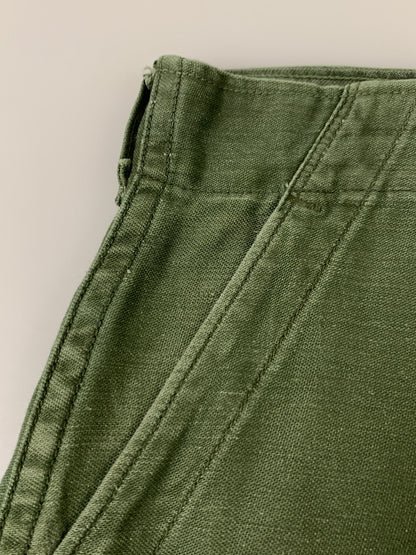 【現状渡し品】【メンズ】 US ARMY ユーエスアーミー 70S UTILITY PANTS 70年代 ユーティリティ パンツ OG-107 ボトムス ヴィンテージ 157-261028-hu-18-min サイズ：32×31 カラー：グリーン系 万代Net店