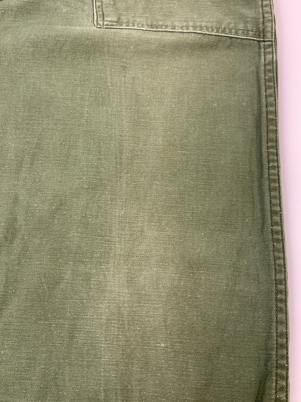 【現状渡し品】【メンズ】 US ARMY ユーエスアーミー 70S UTILITY PANTS 70年代 ユーティリティ パンツ OG-107 ボトムス ヴィンテージ 157-261028-hu-18-min サイズ：32×31 カラー：グリーン系 万代Net店