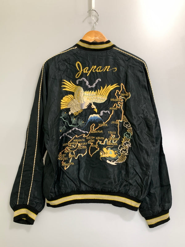 【中古品】【メンズ】 テーラー東洋 REVERSIBLE SATIN SOUVENIR JACKET リバーシブル サテン スーベニア ジャケット スカジャン アウター 146-261028-hu-17-min サイズ：M カラー：ブラック/ピンク系 万代Net店