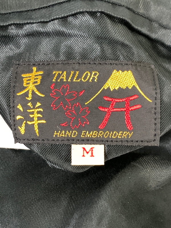 【中古品】【メンズ】 テーラー東洋 REVERSIBLE SATIN SOUVENIR JACKET リバーシブル サテン スーベニア ジャケット スカジャン アウター 146-261028-hu-17-min サイズ：M カラー：ブラック/ピンク系 万代Net店