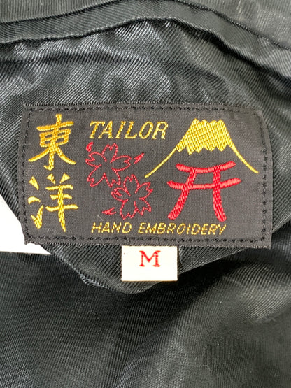 【中古品】【メンズ】 テーラー東洋 REVERSIBLE SATIN SOUVENIR JACKET リバーシブル サテン スーベニア ジャケット スカジャン アウター 146-261028-hu-17-min サイズ：M カラー：ブラック/ピンク系 万代Net店