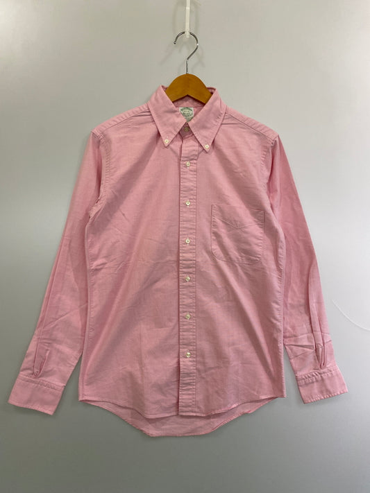 【中古品】【メンズ】 BROOKS BROTHERS ブルックス ブラザーズ 80-90'S BD SHIRT 80-90年代 ボタン ダウン シャツ ヴィンテージ トップス 長袖シャツ 141-261031-hu-39-min サイズ：14 1/2-32 カラー：ピンク系 万代Net店