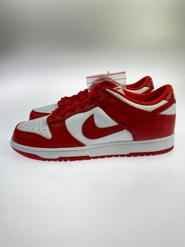【中古品】【メンズ】 NIKE ナイキ DUNK LOW SP WHITE AND UNIVERSITY RED ダンク ロー エスピー ホワイト アンド ユニバーシティ レッド CU1727-100 靴 シューズ スニーカー 160-261028-hu-49-min カラー：WHITE / UNIVERSITY RED 万代Net店
