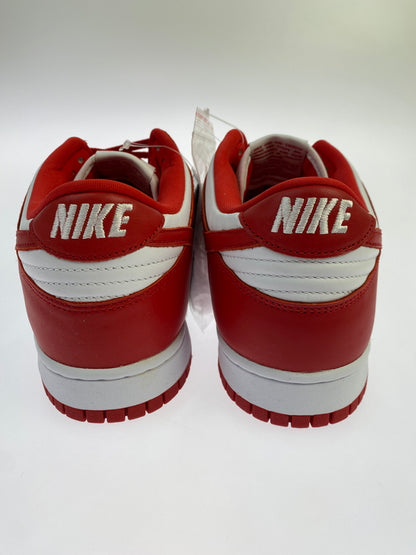 【中古品】【メンズ】 NIKE ナイキ DUNK LOW SP WHITE AND UNIVERSITY RED ダンク ロー エスピー ホワイト アンド ユニバーシティ レッド CU1727-100 靴 シューズ スニーカー 160-261028-hu-49-min カラー：WHITE / UNIVERSITY RED 万代Net店