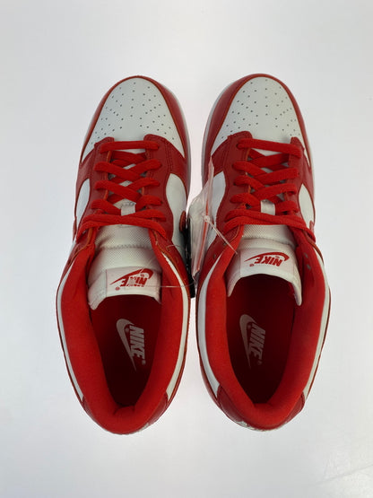 【中古品】【メンズ】 NIKE ナイキ DUNK LOW SP WHITE AND UNIVERSITY RED ダンク ロー エスピー ホワイト アンド ユニバーシティ レッド CU1727-100 靴 シューズ スニーカー 160-261028-hu-49-min カラー：WHITE / UNIVERSITY RED 万代Net店