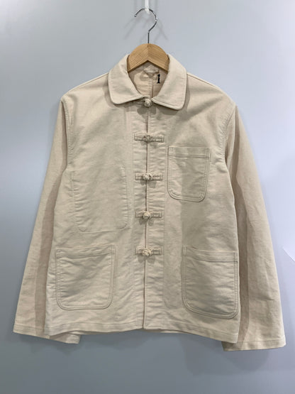 【中古品】【メンズ】 YMCLKY イタリア軍タイプ モールスキン チャイナジャケット JJ278YN アウター 145-261028-hu-31-min サイズ：M カラー：クリーム色系 万代Net店