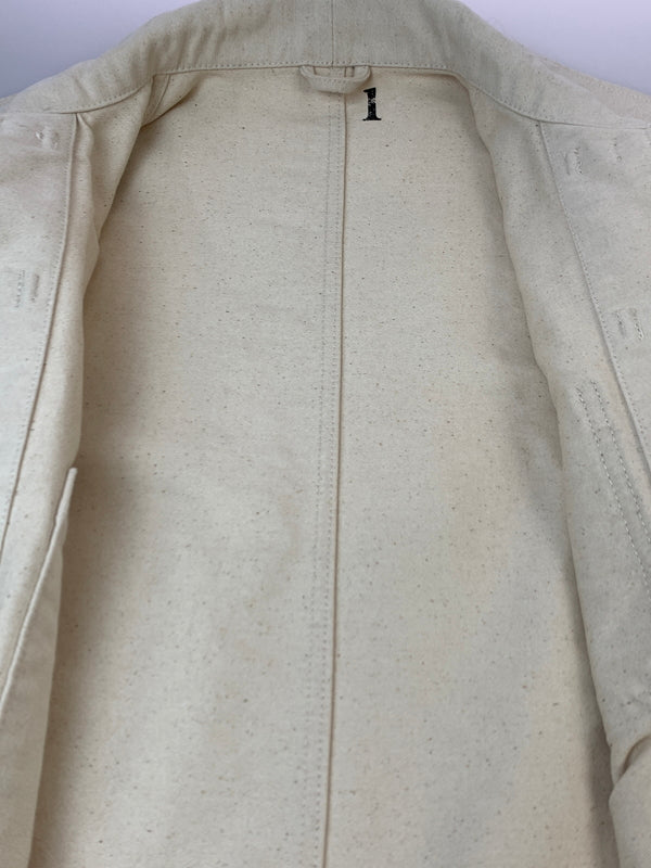 【中古品】【メンズ】 YMCLKY イタリア軍タイプ モールスキン チャイナジャケット JJ278YN アウター 145-261028-hu-31-min サイズ：M カラー：クリーム色系 万代Net店