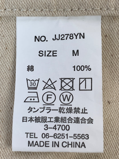 【中古品】【メンズ】 YMCLKY イタリア軍タイプ モールスキン チャイナジャケット JJ278YN アウター 145-261028-hu-31-min サイズ：M カラー：クリーム色系 万代Net店