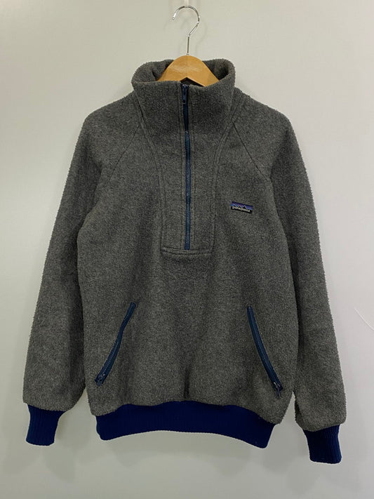 【現状渡し品】【メンズ】 PATAGONIA パタゴニア 80-90'S HALF ZIP FLEECE JACKET 80-90年代 ハーフジップ フリース ジャケット トップス プルオーバー 144-261027-hu-15-min サイズ：L カラー：グレー 万代Net店