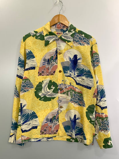 【中古品】【メンズ】 SUNSURF サンサーフ L S HAWAIIAN SHIRT ロング スリーブ ハワイアン シャツ SS29604 長袖シャツ トップス 145-261028-hu-28-min サイズ：S 14-14 1/2 カラー：マルチカラー 万代Net店