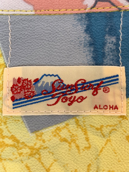 【中古品】【メンズ】 SUNSURF サンサーフ L S HAWAIIAN SHIRT ロング スリーブ ハワイアン シャツ SS29604 長袖シャツ トップス 145-261028-hu-28-min サイズ：S 14-14 1/2 カラー：マルチカラー 万代Net店