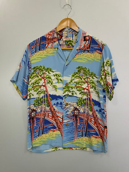 【中古品】【メンズ】 SUN SURF サンサーフ S S RAYON HAWAIIAN SHIRT ショートスリーブ レーヨン ハワイアンシャツ SS32161 半袖 シャツ トップス 145-261027-hu-23-min サイズ：S 14-14 1/2 カラー：マルチカラー 万代Net店