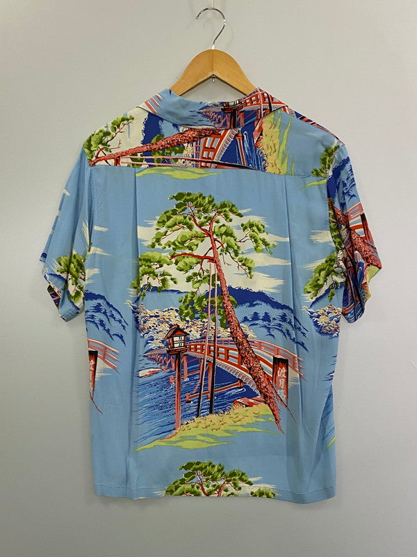 【中古品】【メンズ】 SUN SURF サンサーフ S S RAYON HAWAIIAN SHIRT ショートスリーブ レーヨン ハワイアンシャツ SS32161 半袖 シャツ トップス 145-261027-hu-23-min サイズ：S 14-14 1/2 カラー：マルチカラー 万代Net店