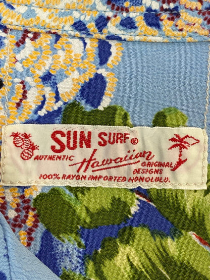 【中古品】【メンズ】 SUN SURF サンサーフ S S RAYON HAWAIIAN SHIRT ショートスリーブ レーヨン ハワイアンシャツ SS32161 半袖 シャツ トップス 145-261027-hu-23-min サイズ：S 14-14 1/2 カラー：マルチカラー 万代Net店