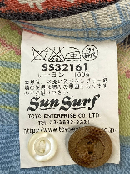 【中古品】【メンズ】 SUN SURF サンサーフ S S RAYON HAWAIIAN SHIRT ショートスリーブ レーヨン ハワイアンシャツ SS32161 半袖 シャツ トップス 145-261027-hu-23-min サイズ：S 14-14 1/2 カラー：マルチカラー 万代Net店