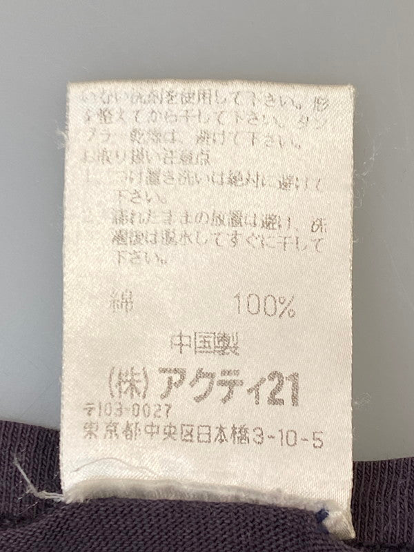 【中古品】【メンズ】 POLO SPORT ポロスポーツ RRL PRINT TEE プリント Tシャツ 半袖 ショートスリーブ 146-261027-hu-05-min サイズ：LL カラー：パープル系 万代Net店