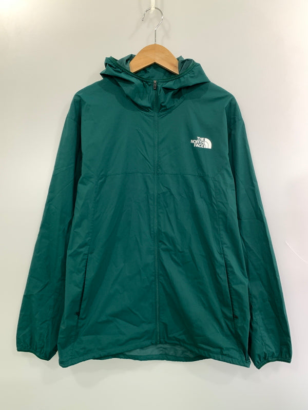 【中古品】【メンズ】 THE NORTH FACE ザ ノース フェイス エニータイムウィンドフーディ エニータイムウィンドフーディ NP72385 ES ジップアップ ライトアウター 144-261028-hu-46-min サイズ：XL カラー：グリーン系 万代Net店