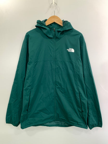 【中古品】【メンズ】 THE NORTH FACE ザ ノース フェイス エニータイムウィンドフーディ エニータイムウィンドフーディ NP72385 ES ジップアップ ライトアウター 144-261028-hu-46-min サイズ：XL カラー：グリーン系 万代Net店