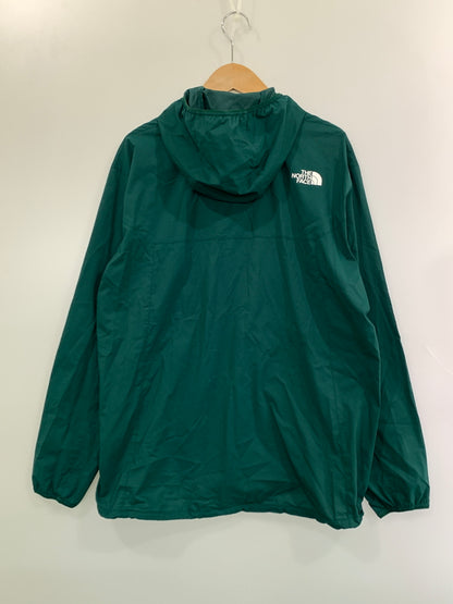 【中古品】【メンズ】 THE NORTH FACE ザ ノース フェイス エニータイムウィンドフーディ エニータイムウィンドフーディ NP72385 ES ジップアップ ライトアウター 144-261028-hu-46-min サイズ：XL カラー：グリーン系 万代Net店