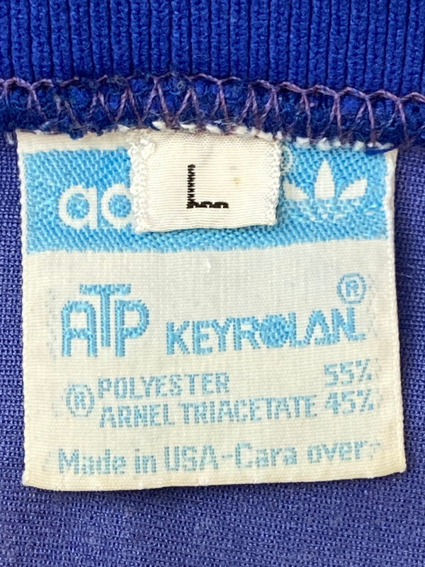 【中古品】【メンズ】 ADIDAS アディダス 70-80'S ATP TRACK JACKET 70-80年代 ATP トラック ジャケット トップス ジャージ 146-261027-hu-01-min サイズ：L カラー：ブルー 万代Net店