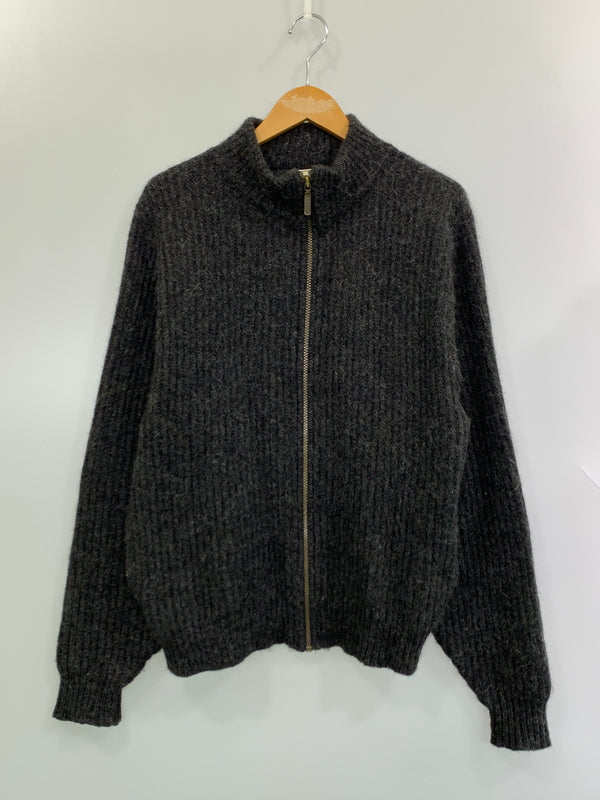 【中古品】【メンズ】 L.L.BEAN エル エル ビーン DRIVER'S KNIT ドライバーズ ニット ジップアップ アウター セーター 144-261028-hu-32-min サイズ：M カラー：ダークグレー 万代Net店