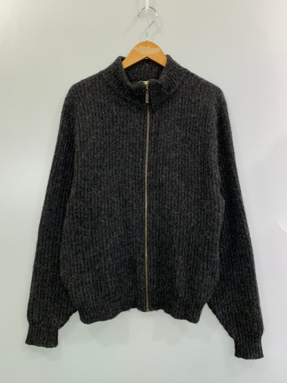 【中古品】【メンズ】 L.L.BEAN エル エル ビーン DRIVER'S KNIT ドライバーズ ニット ジップアップ アウター セーター 144-261028-hu-32-min サイズ：M カラー：ダークグレー 万代Net店