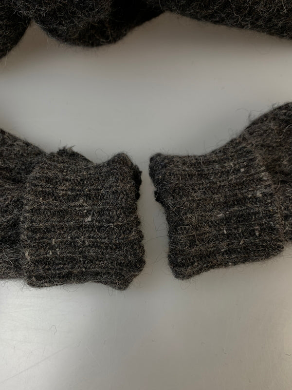 【中古品】【メンズ】 L.L.BEAN エル エル ビーン DRIVER'S KNIT ドライバーズ ニット ジップアップ アウター セーター 144-261028-hu-32-min サイズ：M カラー：ダークグレー 万代Net店
