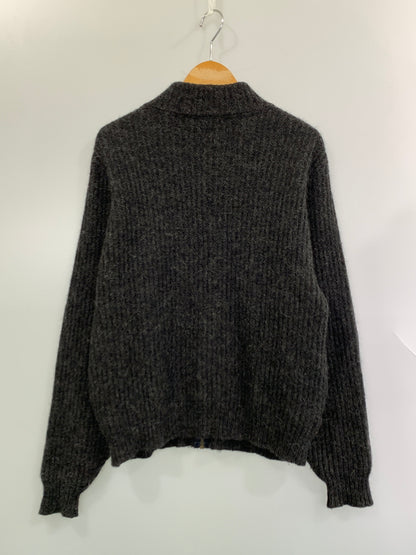【中古品】【メンズ】 L.L.BEAN エル エル ビーン DRIVER'S KNIT ドライバーズ ニット ジップアップ アウター セーター 144-261028-hu-32-min サイズ：M カラー：ダークグレー 万代Net店