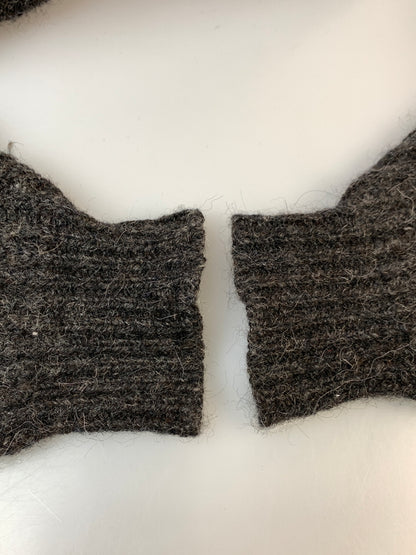 【中古品】【メンズ】 L.L.BEAN エル エル ビーン DRIVER'S KNIT ドライバーズ ニット ジップアップ アウター セーター 144-261028-hu-32-min サイズ：M カラー：ダークグレー 万代Net店