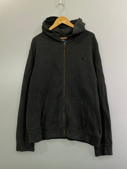 【中古品】【メンズ】 POLO RALPH LAUREN ポロラルフローレン ZIPUP HOODIE ジップアップ フーディー パーカー トップス 146-261027-hu-20-min サイズ：XXL カラー：ダークグレー 万代Net店