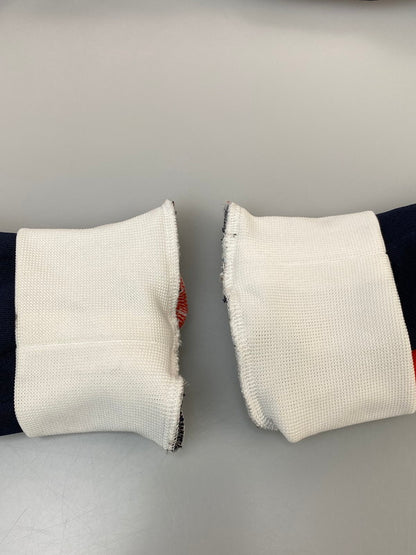 【中古品】【メンズ】 ADIDAS アディダス SWEATSHIRT スウェット シャツ 長袖 トップス 148-261027-hu-21-min サイズ：M カラー：ホワイト/ネイビー/ブルー系 万代Net店
