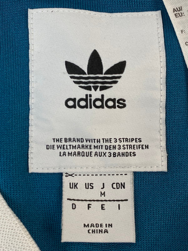 【中古品】【メンズ】 ADIDAS アディダス SWEATSHIRT スウェット シャツ 長袖 トップス 148-261027-hu-21-min サイズ：M カラー：ホワイト/ネイビー/ブルー系 万代Net店