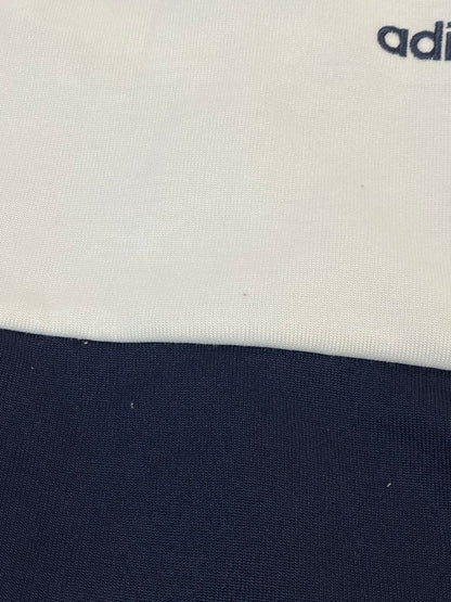 【中古品】【メンズ】 ADIDAS アディダス SWEATSHIRT スウェット シャツ 長袖 トップス 148-261027-hu-21-min サイズ：M カラー：ホワイト/ネイビー/ブルー系 万代Net店