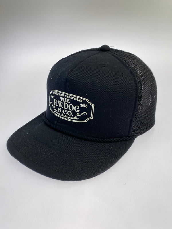 【中古品】【メンズ】 THE H.W. DOG＆CO ザ エイチ ダブリュー ドッグ アンド コー MESH TRUCKER CAP メッシュ トラッカー キャップ 帽子 185-261030-em-12-min サイズ：ONE SIZE カラー：ブラック 万代Net店