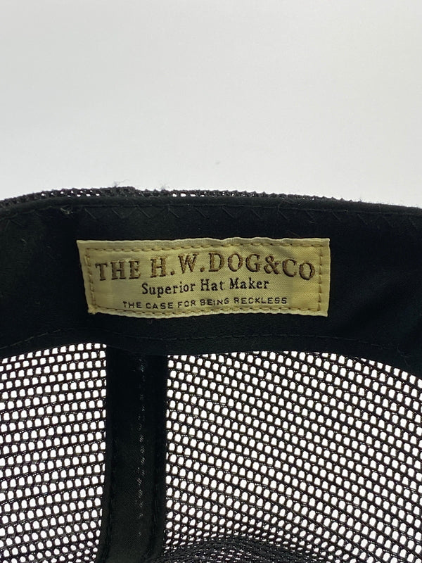 【中古品】【メンズ】 THE H.W. DOG＆CO ザ エイチ ダブリュー ドッグ アンド コー MESH TRUCKER CAP メッシュ トラッカー キャップ 帽子 185-261030-em-12-min サイズ：ONE SIZE カラー：ブラック 万代Net店